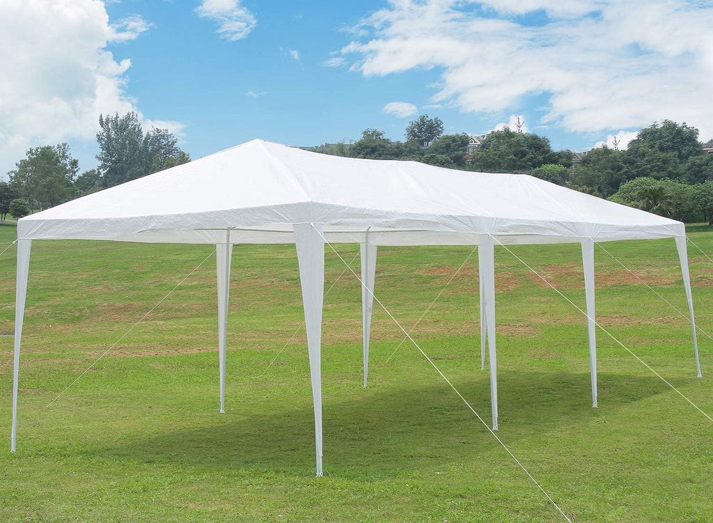 10'x30' Heavy Duty Canopy Tent with 6 Removable Side Walls R447836
