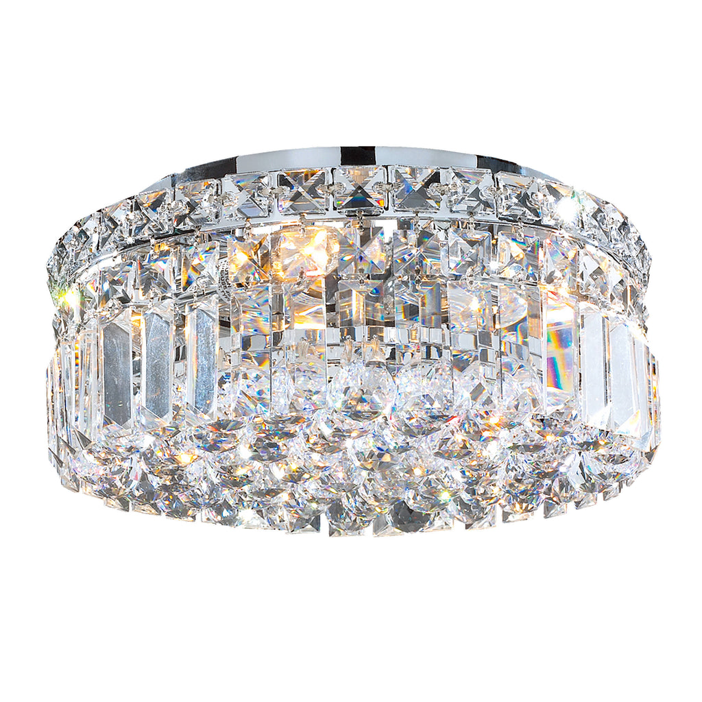 4 Light 12x22 Flush Mount - Chrome F882527