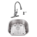 23-1/4x22 Stainless Steel Utility Sink and Faucet E511356