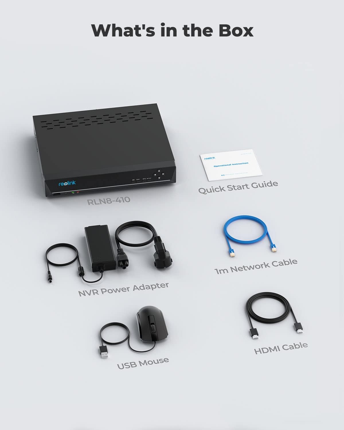 4K 8 Channel Network Video Recorder with 2TB Hard Drive V860