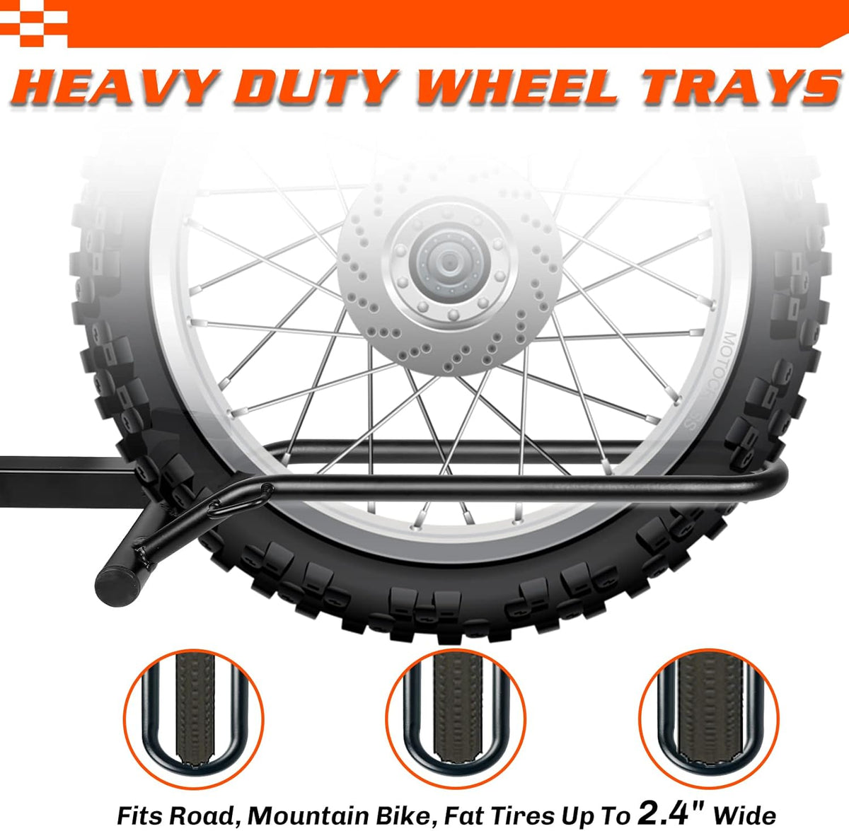 2-Bike Hitch Mounted Bike Rack R980828
