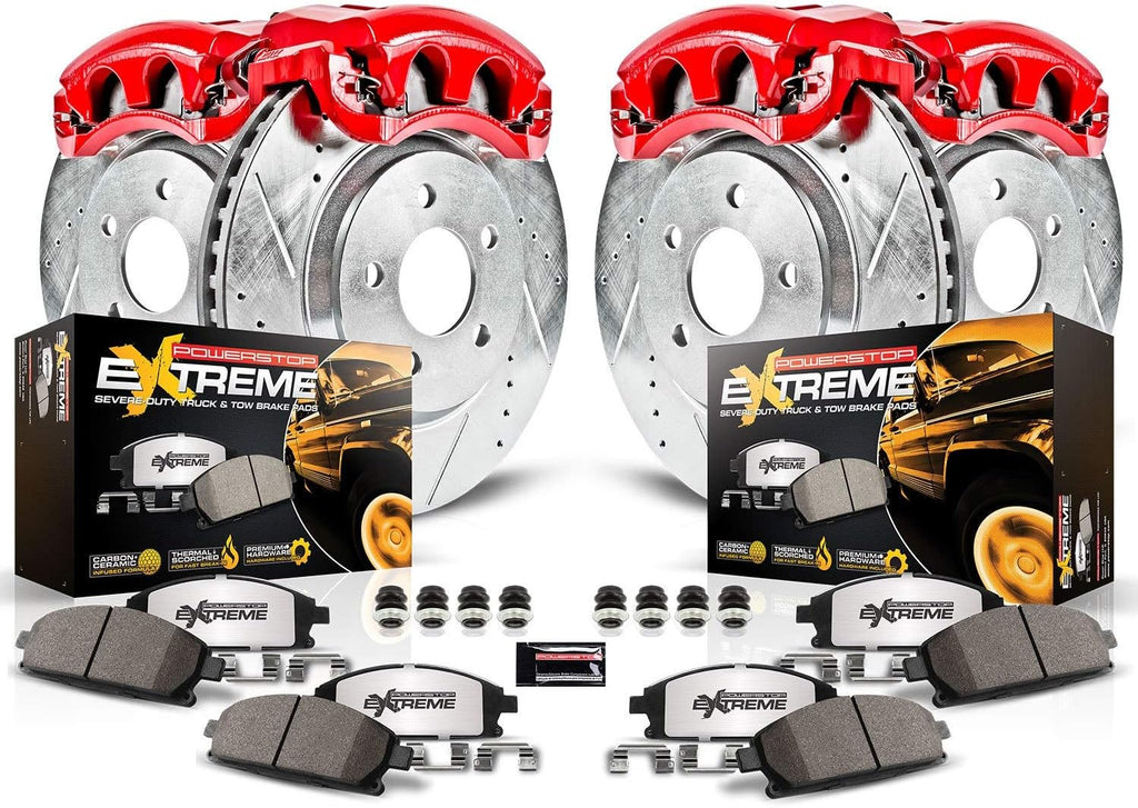 Front & Rear Brake Kit with Calipers F33543