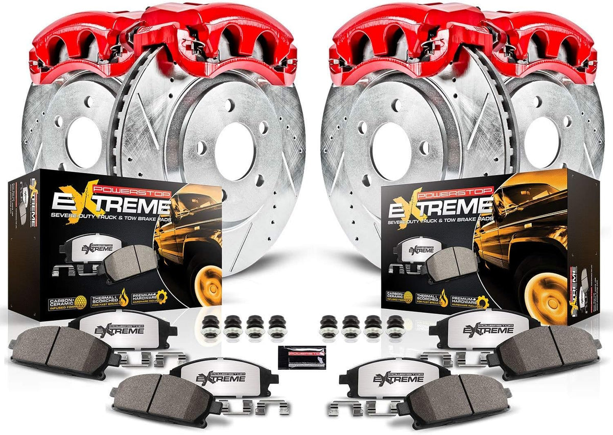 Front & Rear Brake Kit with Calipers F33543