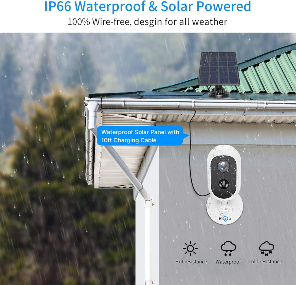 2K 3MP Wireless Battery Powered Security Camera Outdoor G3902