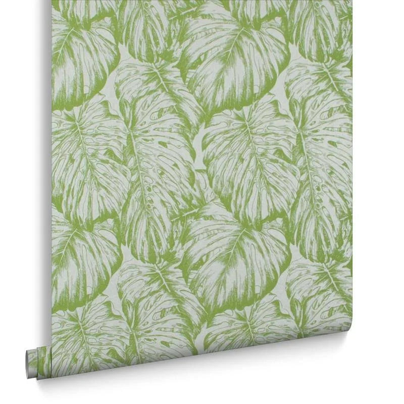 Tropical Pewter Wallpaper A43171