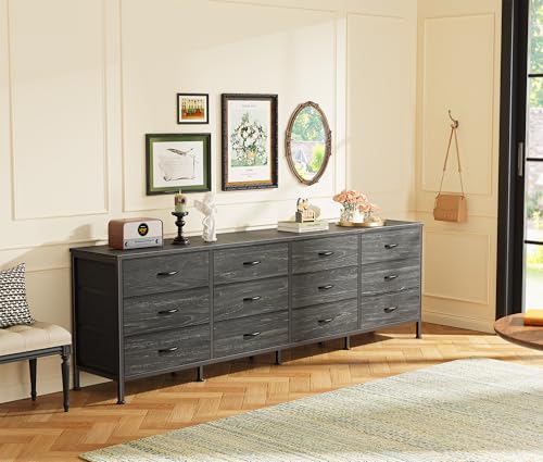 70 Inch 12 Fabric Drawer Dresser F2540