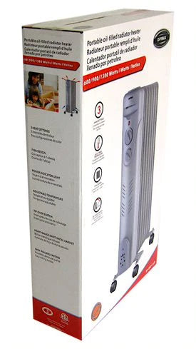 Oil Filled Heater 7-fins 3 heat settings Z222180