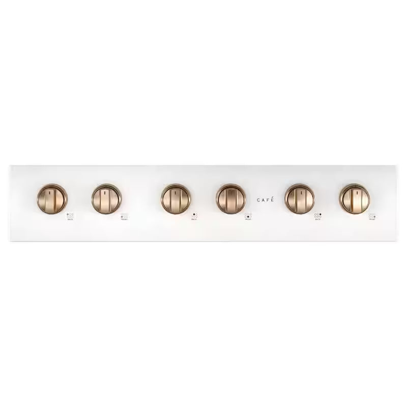 Matte White 6 Burners Gas Cooktop W468