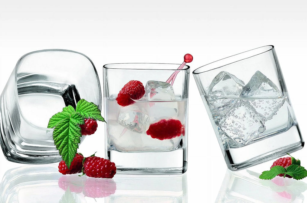 9 Oz Whisky Rocks Glasses Set Of 6 Clear N221