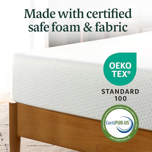 5 Inch Green Tea Memory Foam Mattress, Twin, Medium Firm A7976