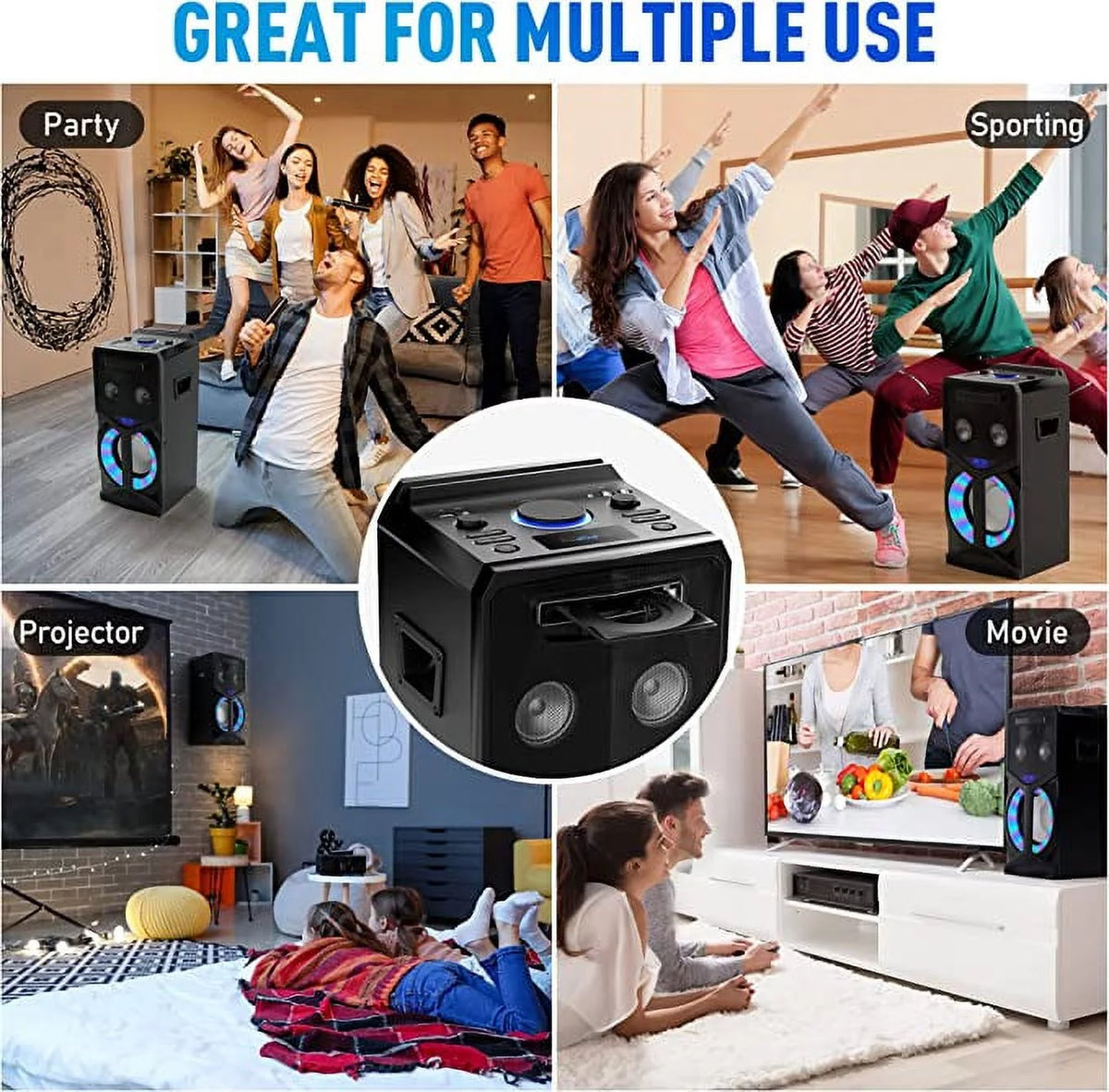 800W Multimedia Bluetooth Speaker System Q243