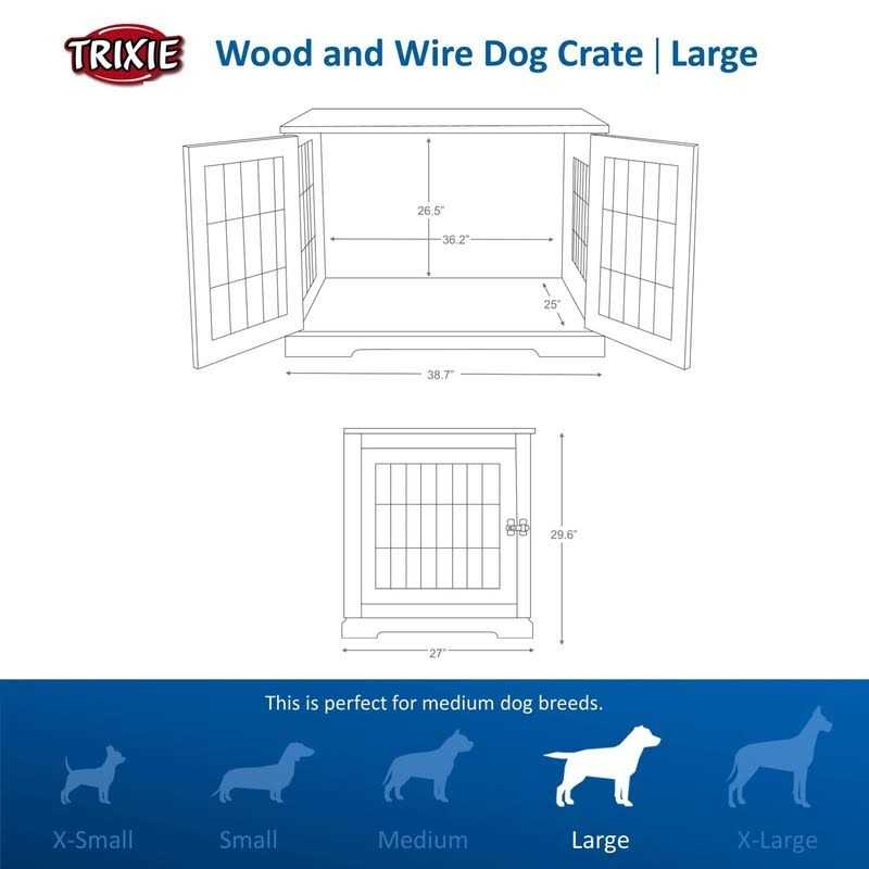 Indoor Pet Kennel End Table L187