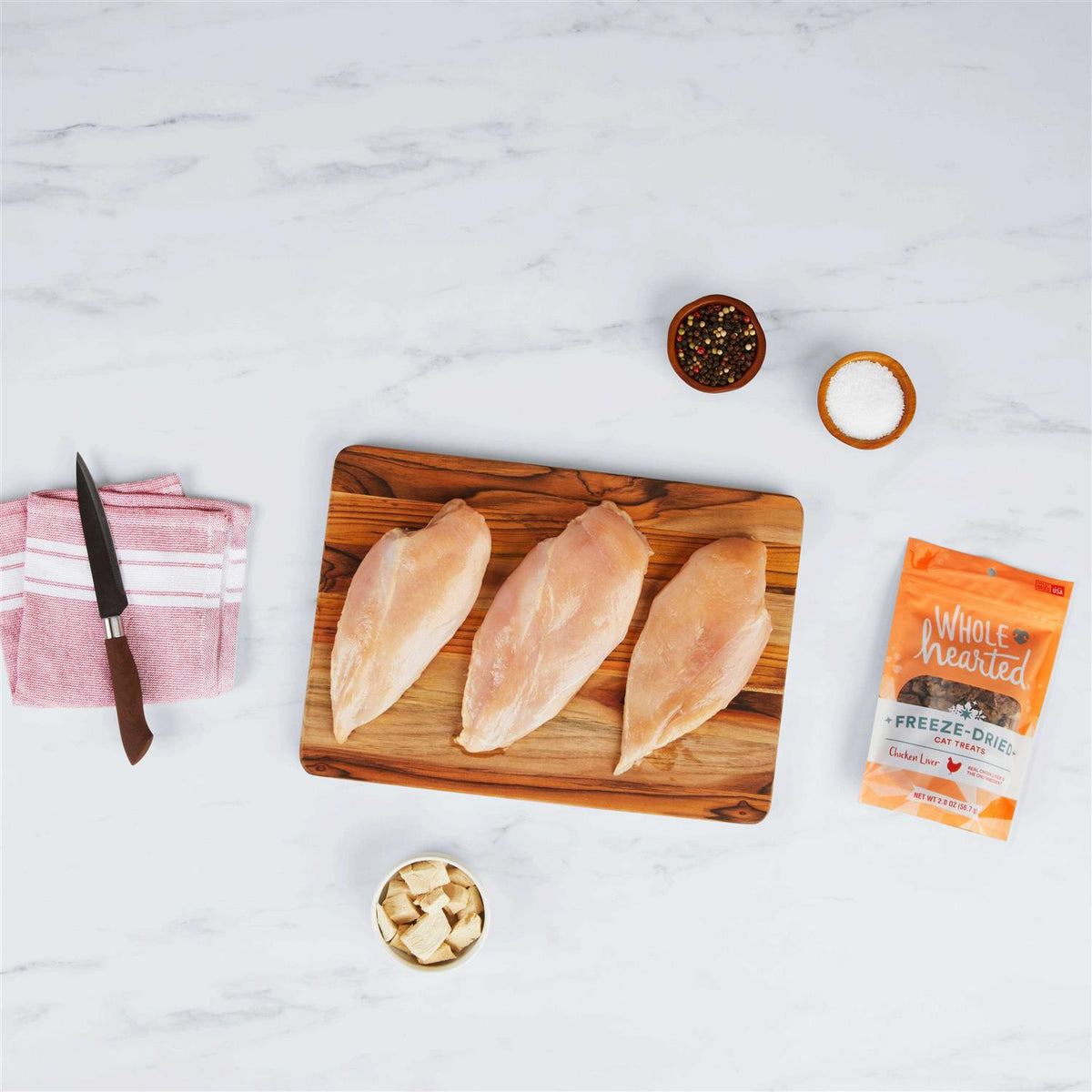 Chicken Liver Freeze-Dried Cat Treats M9797