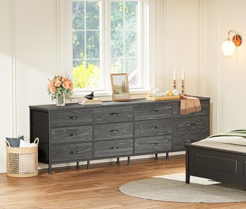 70 Inch 12 Fabric Drawer Dresser F2540