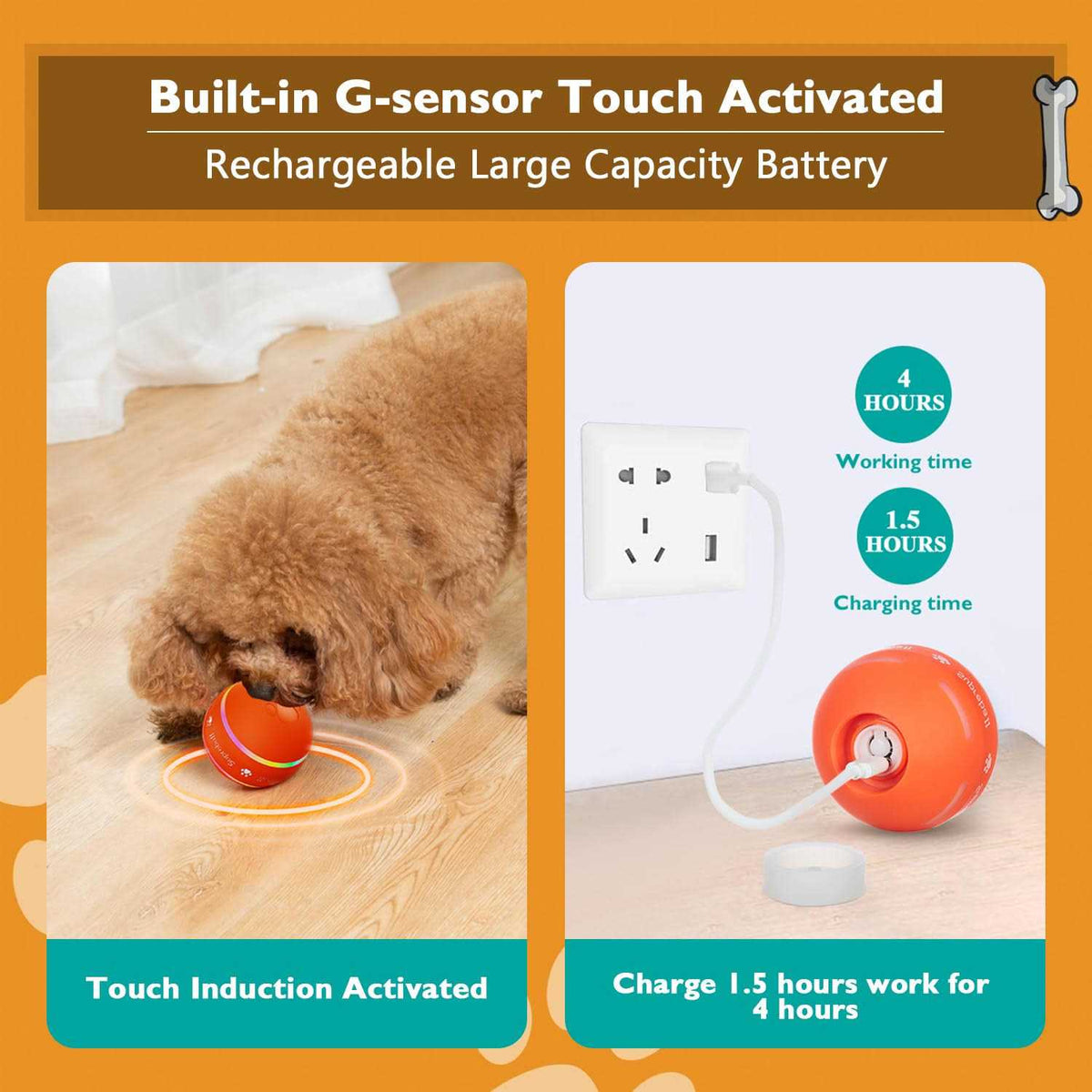 Interactive Dog Ball Toys T379