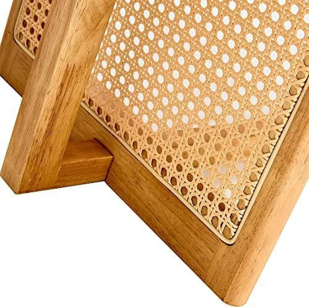 Wooden Coffee Table 47.2" Rectangular with MDF Desktop and Metal Legs J364