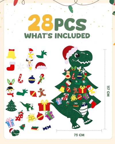 3.6 Ft Oversized Felt Christmas Tree H96324