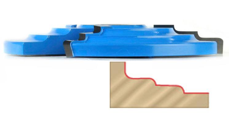 Carbide Tipped 3-Wing Decorative Raised Panel I5477