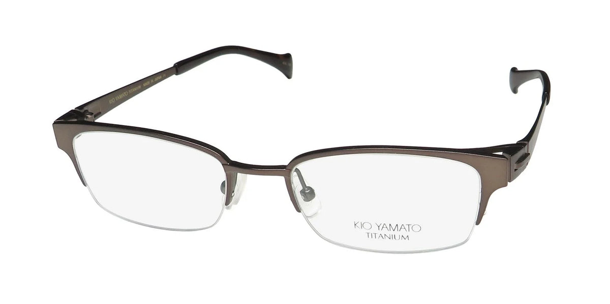 Titanium Half-Rimless Eyeglass Frame B343