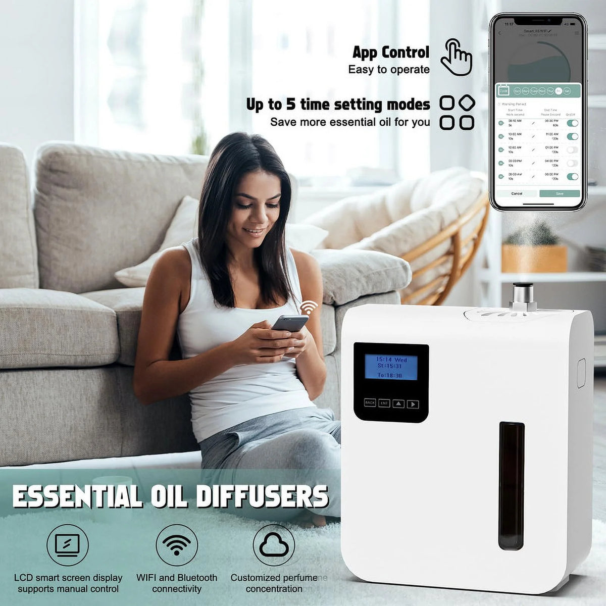Waterless Essential Oil Diffuser 300ml L863