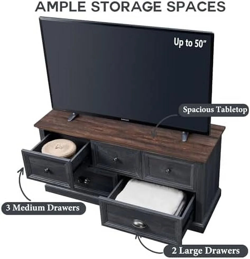 White 4 Drawer Wood Dresser E12047