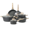 10 Pcs Nonstick Granite Stone Cookware Set U593902