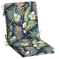 Blue Tropical Outdoor Dining Chair Cushion 20 x 20 D881346