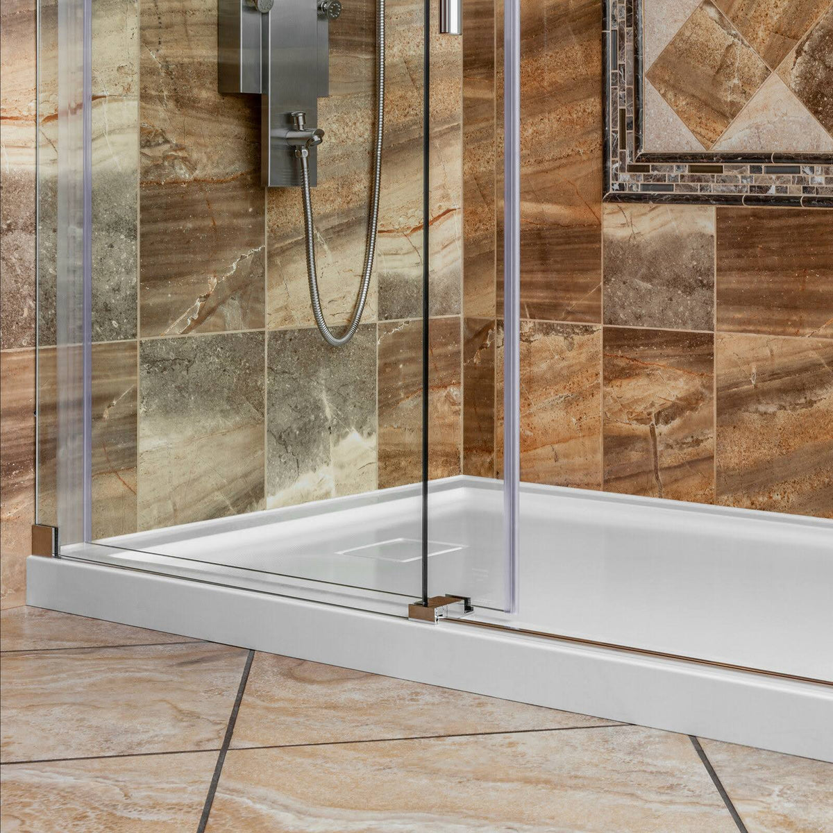 60 x 32 Single Threshold Shower Pan Base J878