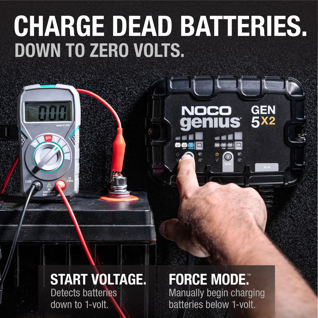 2-Bank 12V Onboard Battery Charger Q52054