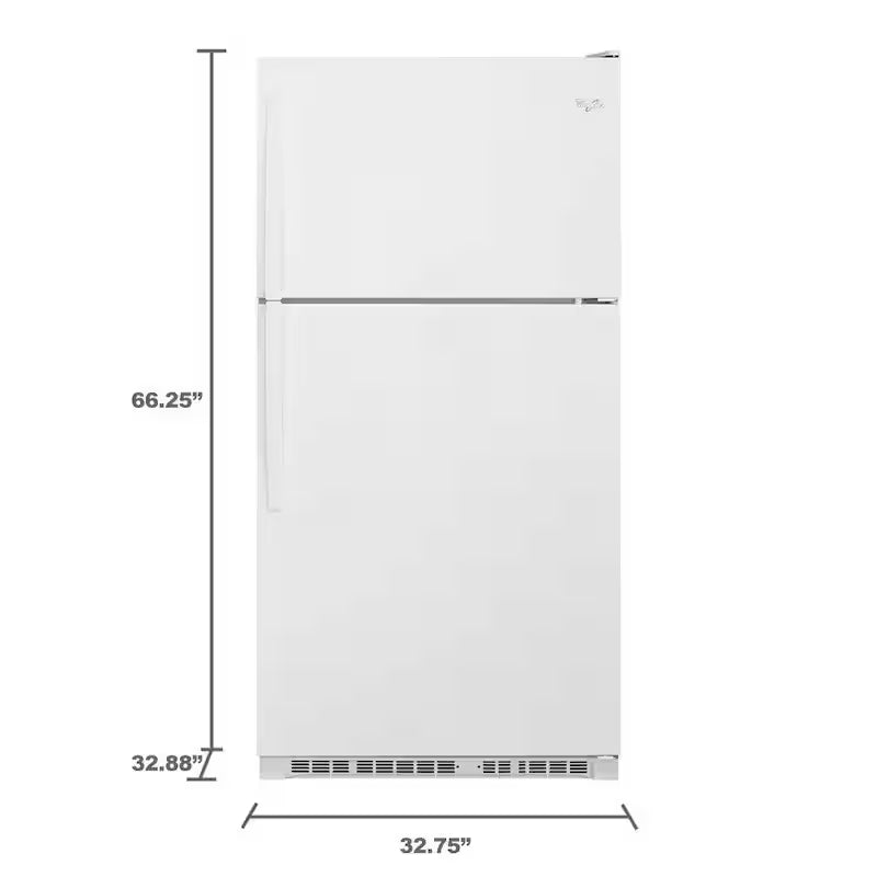 20 cu. ft. Top Freezer Refrigerator in White P15157