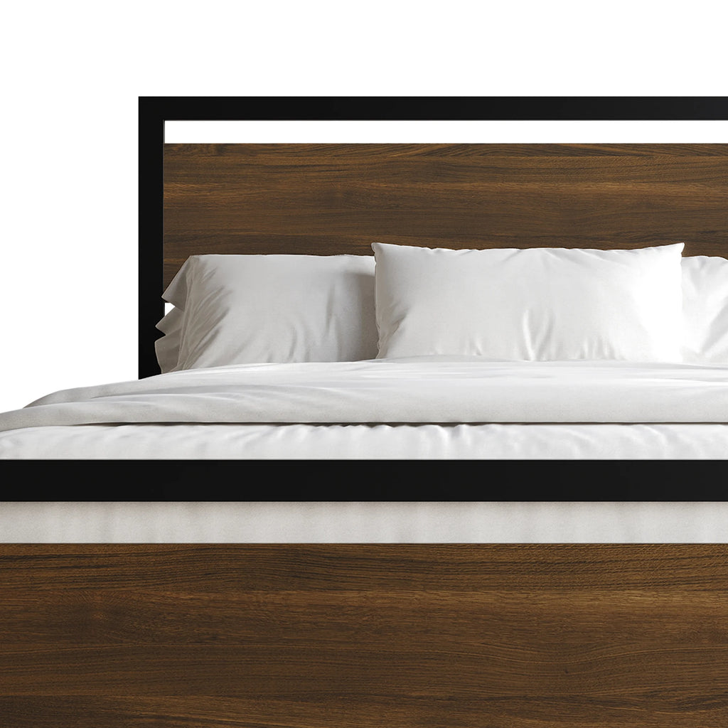 Twin Metal Platform Bed Light Grey S87057