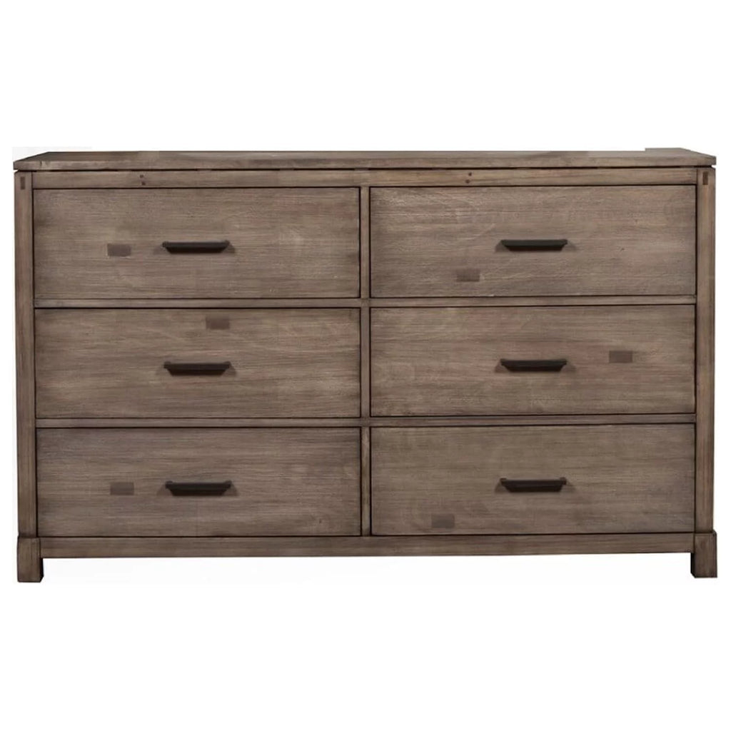 6 Drawer Mahogany Wood Dresser J3623