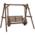 2 Seat Porch Swing with Stand B2881