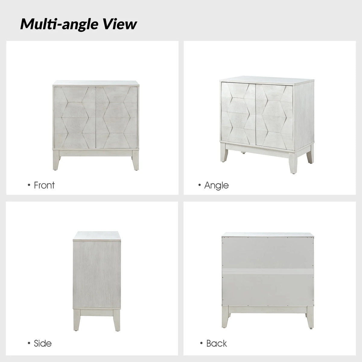 45'' 3 Door Wooden Sideboard Buffet T474