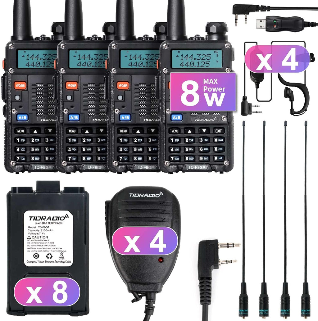 Handheld High Power 2 Way Radio with Programming Cable Q57649