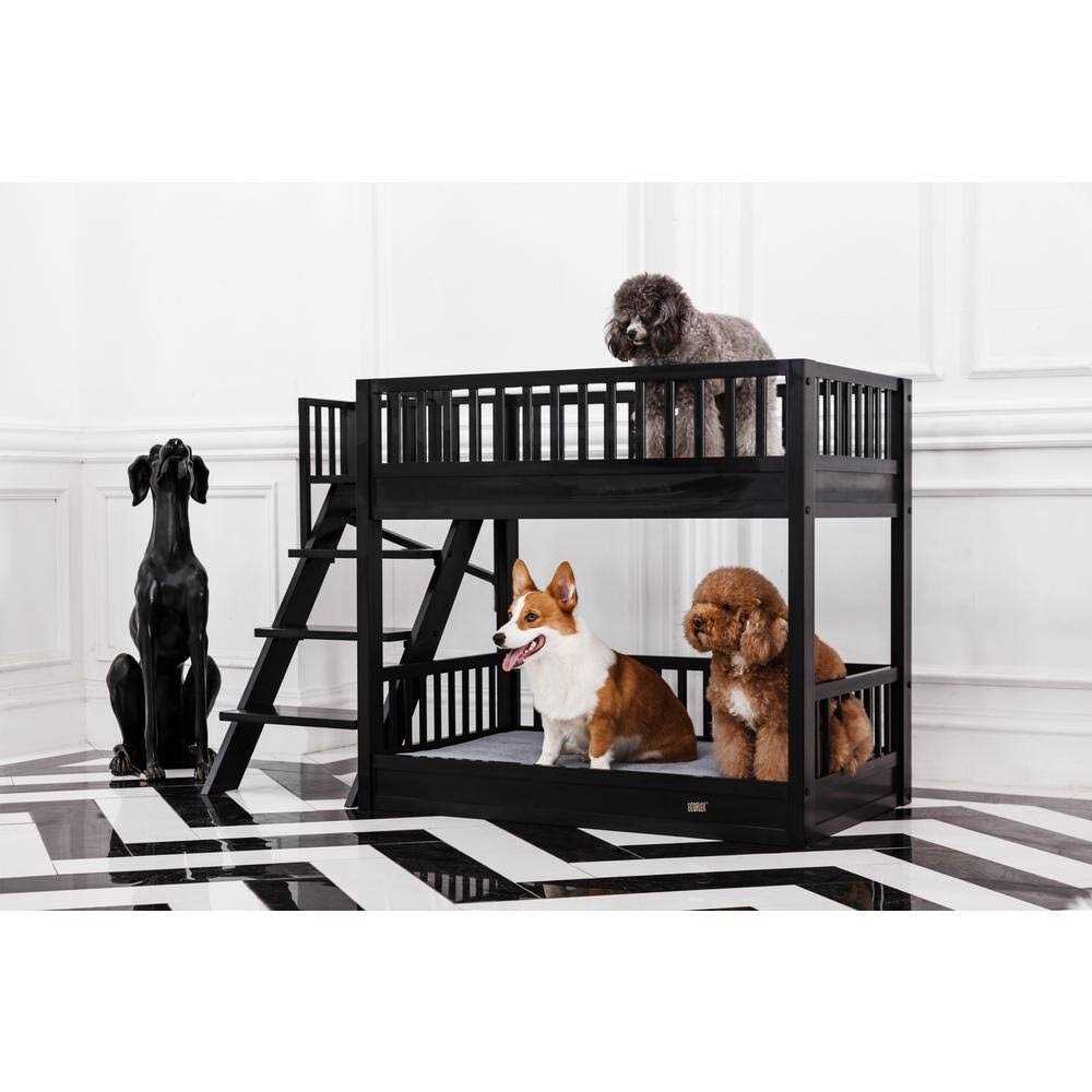 Dog Bunk Bed with Removable Cushions K5659