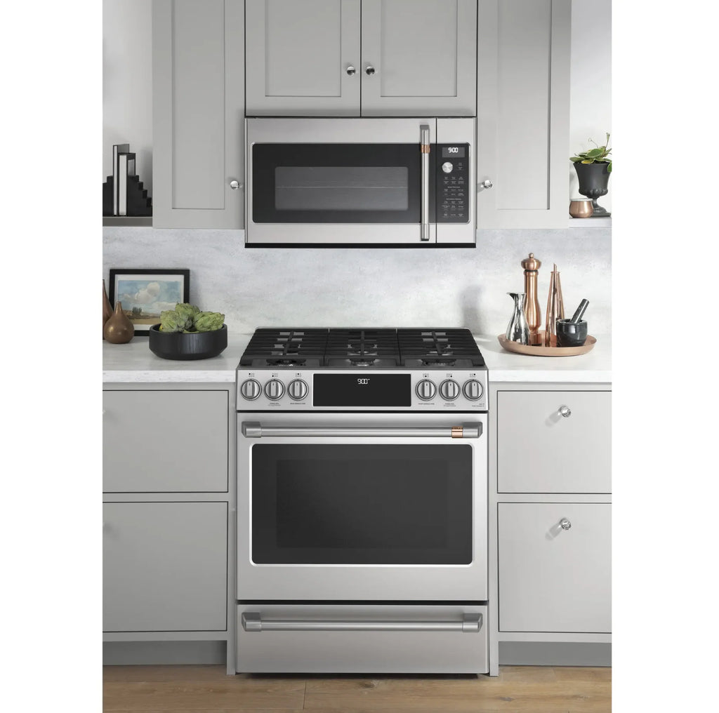 30 IN. 5.7 CU. FT. Slide-In Dual-Fuel Convection Range H4835