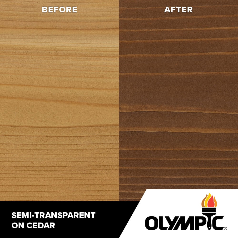 Teak Semi-Transparent Exterior Stain and Sealer 5 gal. Q583954