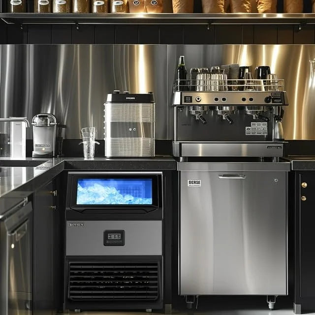 150lbs/24h Stainless Steel Freestanding Ice Maker Machine X323