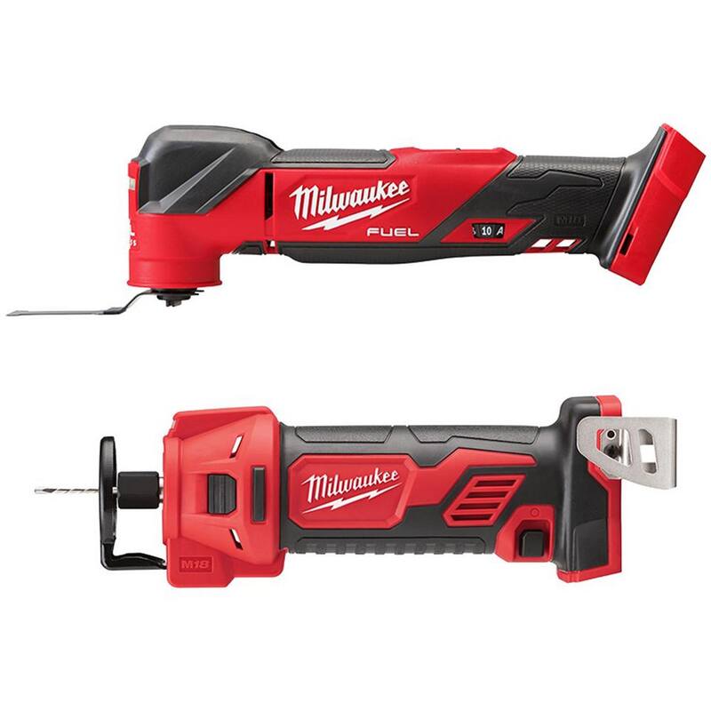 18V Cordless Brushless Oscillating Multi-Tool with Drywall Cut Out Tool (2-Tool) T159