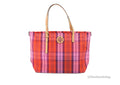 Pink Red Mesh Tote Handbag C50231