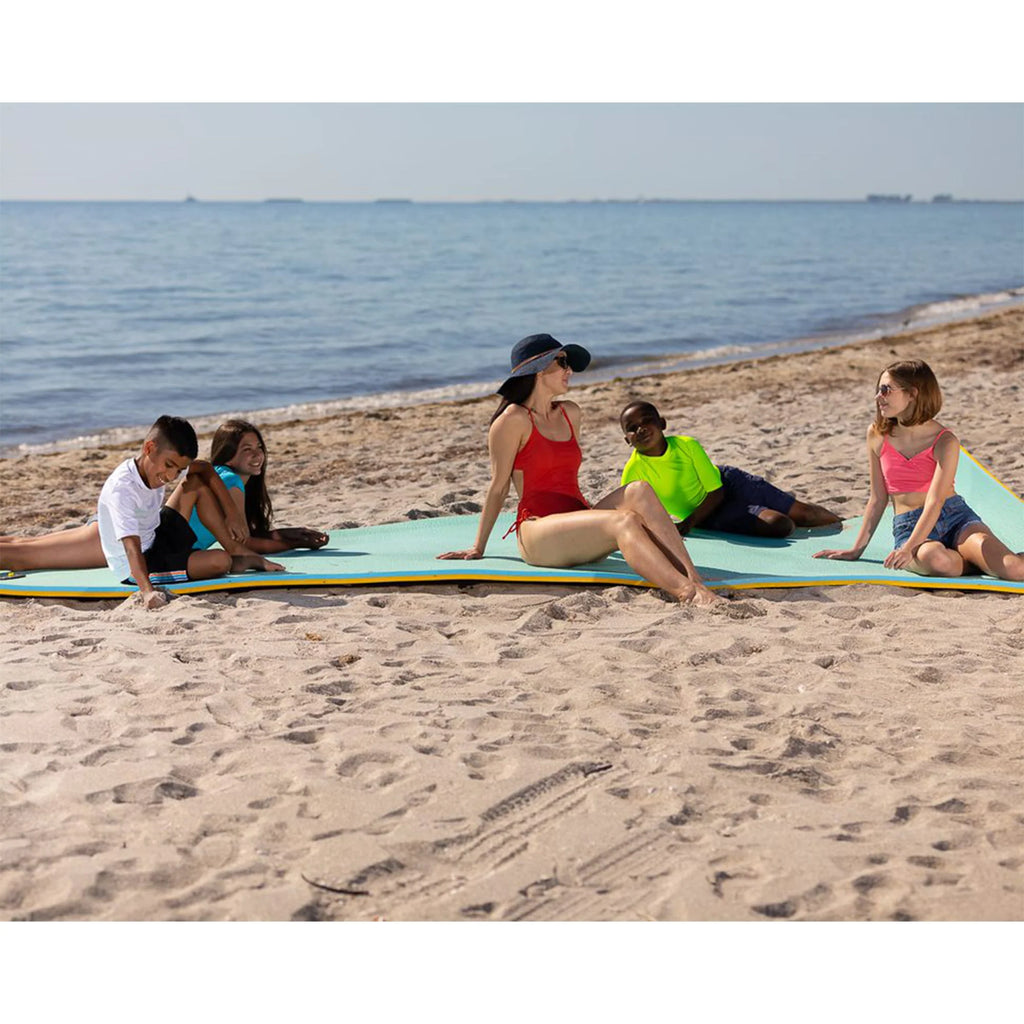 5 x 12 Ft Water Floating Lounge Mat Teal B797432