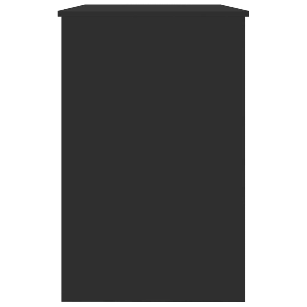 Gray Computer Desk with Storage Cabinet J48126