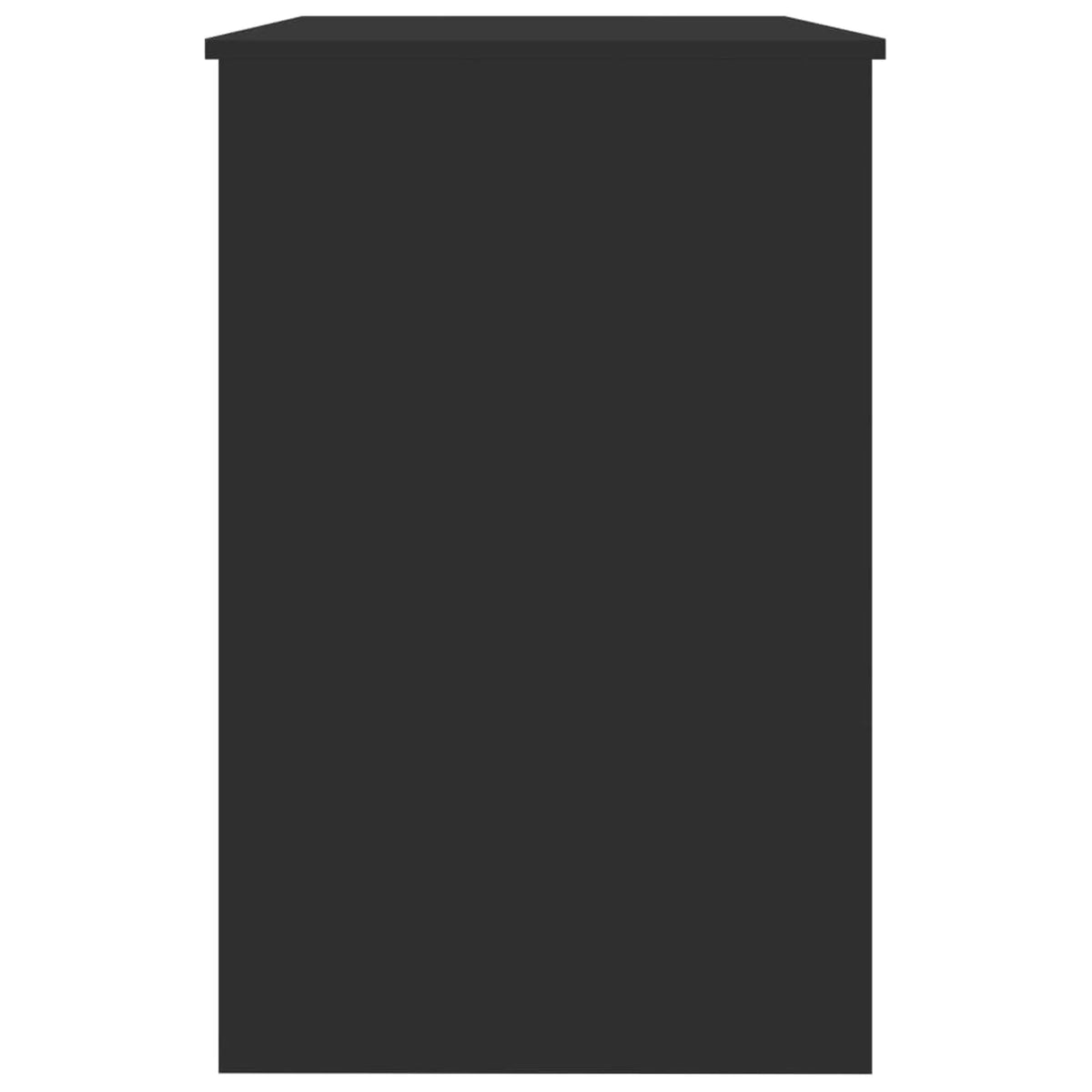 Gray Computer Desk with Storage Cabinet J48126