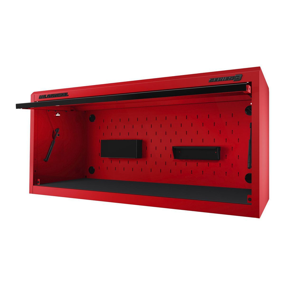 56 in. x 22 in. Blue Work Center Hutch Z53890