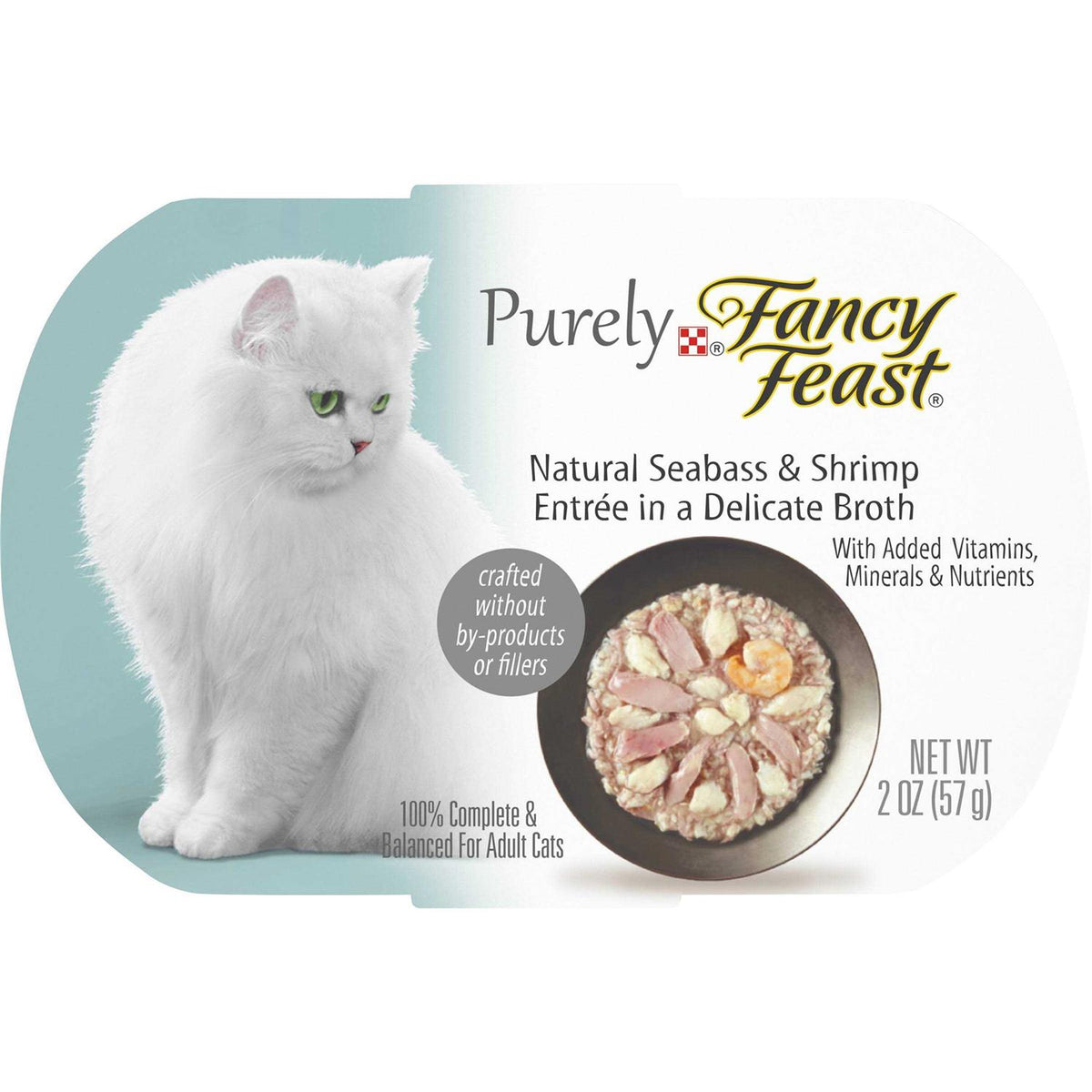 Natural Seabass & Shrimp in Broth Cat Food P153