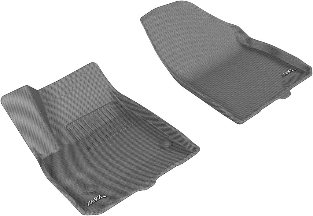 All-Weather Floor Mats Custom Fit Car Floor Liners 1st & 2nd Row Black I657