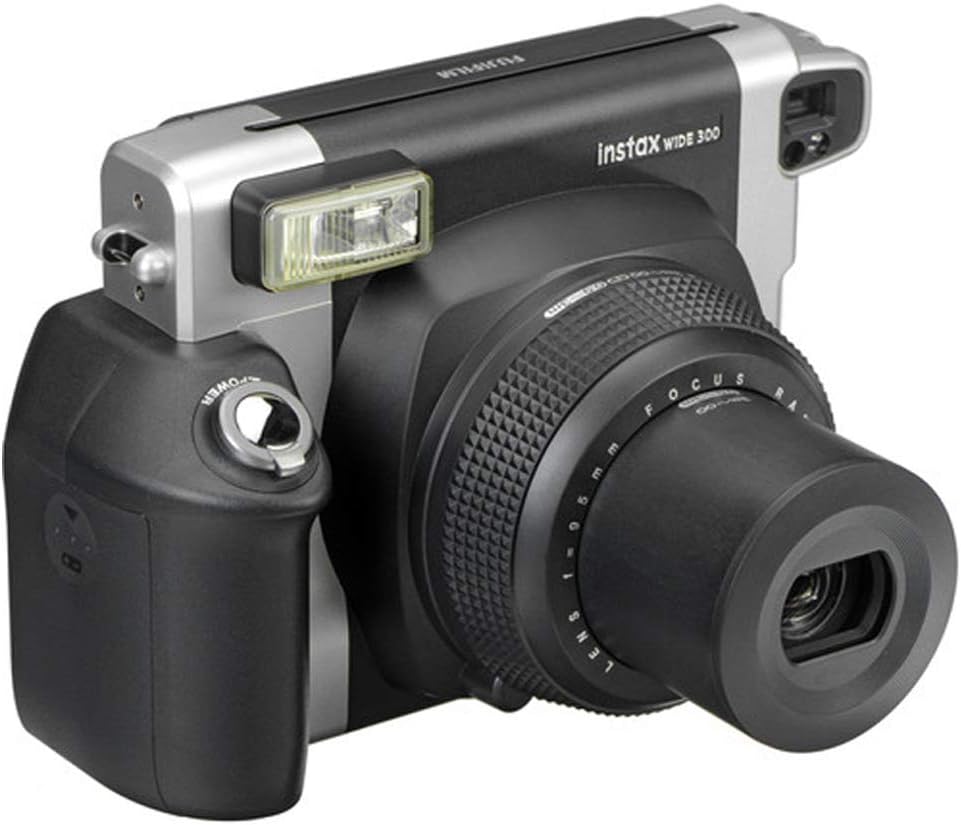 Instant Camera + Wide Instant Film Twin Pack + Batteries 4 Pack + Camera Case P3486