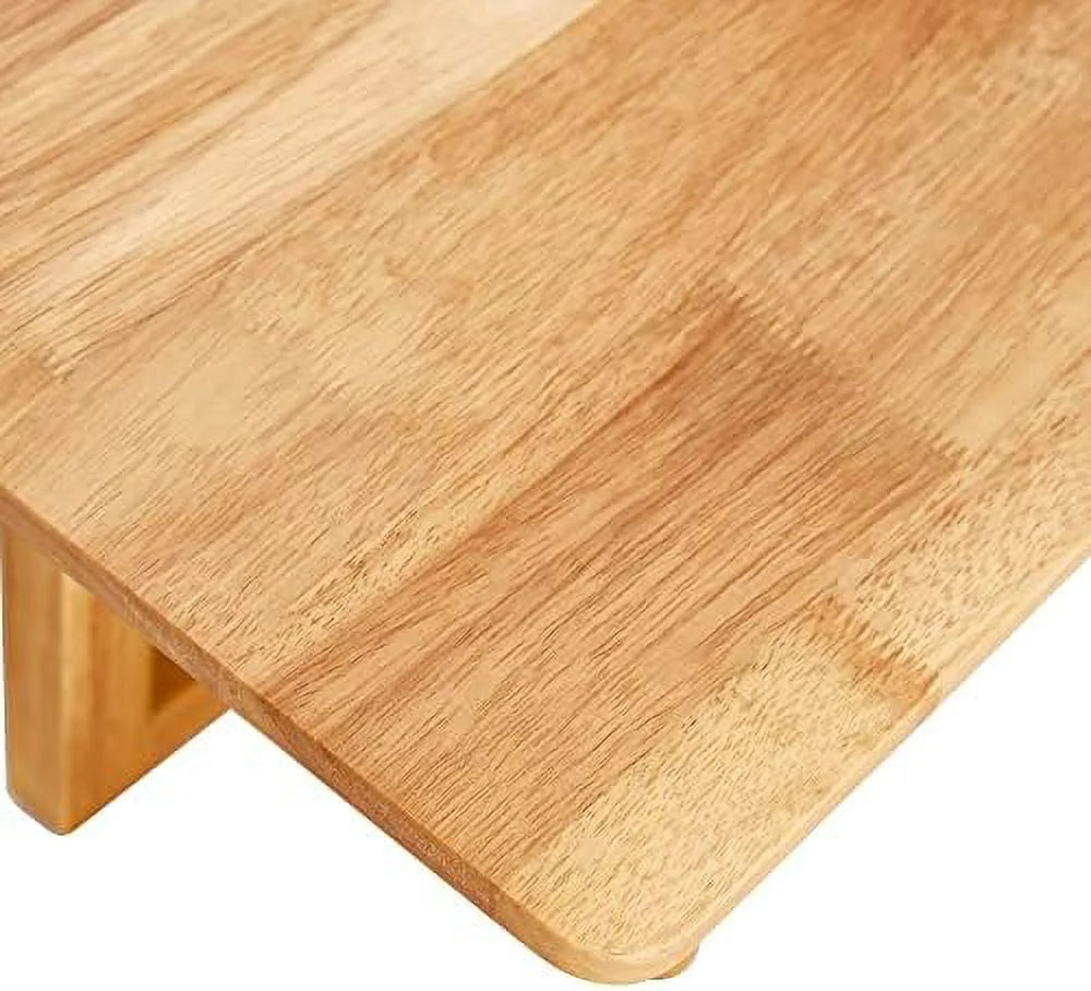 Wooden Coffee Table 47.2" Rectangular with MDF Desktop and Metal Legs J364
