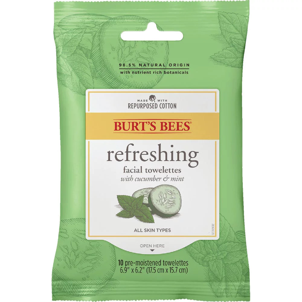 Cucumber Mint Facial Towelettes A7336